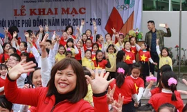 Cô giáo Nguyễn Thị Lệ Hằng được nhà trường đánh giá là giáo viên giỏi, nhiệt huyết. (Ảnh: FBNV)