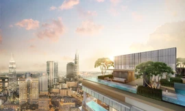 Thang máy dừng ngay cửa căn hộ sẽ đưa bạn đến với ốc đảo giữa đô thị để tận hưởng trọn vẹn những phút giây riêng tư giữa đất trời