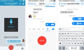 Công nghệ xử lý giọng nói tiếp tục thay đổi phương thức giao tiếp. Các OTT như Zalo, Facebook, imessage đã sớm bổ sung tính năng ghi âm và gửi tin nhắn thoại. Ảnh: Tinh Tế.