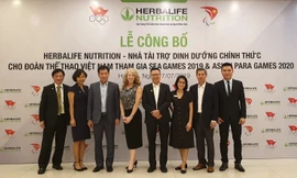 Đại diện lãnh đạo của Thể Thao VN và Herbalife Nutrition tại lễ ký kết ngày 17/07/2019