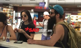 Đạo diễn phim ‘Kong’ ôm eo Yaya Trương Nhi ở sân bay Cam Ranh