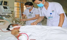 Bệnh nhân Sỹ hiện đã qua cơn nguy kịch. Ảnh: Đ.H