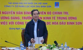 Trưởng Ban Kinh tế Trung ương Nguyễn Văn Bình làm việc tại BSR