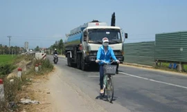 Đoạn đường nơi em Nguyễn Thị Phước bị rạch mông.