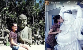 Hình ảnh khiến Chi Pu rơi vào tranh cãi.