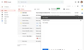Smart Compose sẽ liên tục theo dõi nội dung email để đưa ra những gợi ý hoàn thành câu. Ảnh: Business Insider.