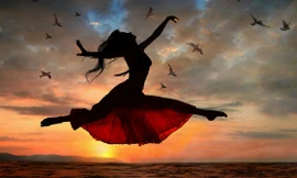 Thiền định kết hợp với nhảy múa có thể giảm stress, cân bằng cuộc sống và trị liệu trầm cảm. Ảnh: Wallpapers 13