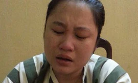 "Má mì" Nguyễn Thị Thu Hòa tại Công an quận Cầu Giấy