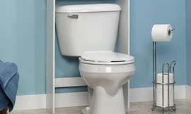 Các mẹo giúp nhà tắm siêu nhỏ vẫn chứa được nhiều đồ