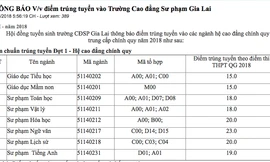 Nâng điểm chuẩn đánh trượt thí sinh sư phạm: Chưa có tiền lệ