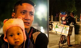 Ông bố 9x Đào Đức Khiêm từng gây sốt cộng đồng mạng khi địu theo con nhỏ 16 tháng tuổi đi nhặt rác, phế liệu.