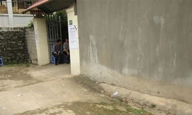 Nơi anh Hoàng bị đâm chết. Ảnh: Lường Toán.