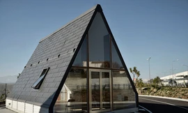 Ngôi nhà có thể tháo lắp dễ dàng tới nơi khác.