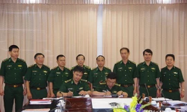 Đại tá Vũ Khương được bổ nhiệm giữ chức Phó chỉ huy trưởng Bộ đội Biên phòng Nghệ An. Ảnh báo Nghệ An