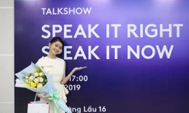 Á hậu Thùy Dung trở lại UEF trong talkshow “truyền lửa” học tập tiếng Anh