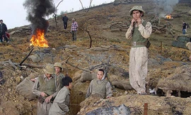 Một cảnh trong phim "Sống cùng lịch sử". Ảnh: Đoàn làm phim.