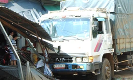 Hiện trường tai nạn. Ảnh: Kh.Uyên/VnExpress