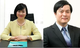 Bà Dương Thị Mai Hoa và ông Phạm Duy Hiếu.