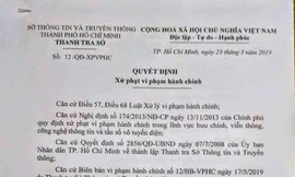 Một chuyên viên Văn phòng UBND TP.HCM bị phạt do xúc phạm lãnh đạo