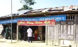 Trạm y tế xã Gary còn nghèo nàn và thiếu thốn