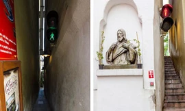 Những ai bị hội chứng “sợ không gian hẹp” sẽ muốn tránh xa con phố Vinarna Certovka bởi lòng phố chỉ rộng gần 50cm.