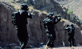 Nhóm đặc nhiệm Taliban trong một video quảng cáo. Ảnh: Military Times.