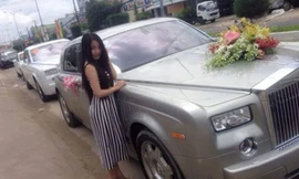 Dàn xe siêu sang xuất hiện trong đám cưới con đại gia Cà Mau