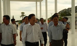 Phó Thủ tướng thăm ngôi trường Trung Nam group xây tặng học sinh nghèo 