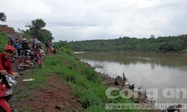 Đoạn sông Sêrêpốk - nơi xảy ra vụ đuối nước thương tâm - Ảnh: Hồng Quang/CATPHCM