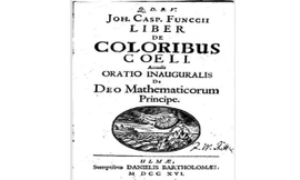 Bìa cuốn sách toán học của Johann Caspar Funck. Ảnh: Chris Murphy.