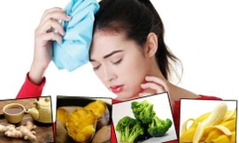 Có rất nhiều thực phẩm hàng ngày giúp làm giảm đau đầu