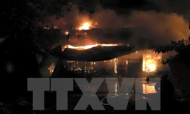 Đốt lửa sưởi gây cháy nhà, cụ bà 79 tuổi tử vong