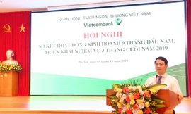 Chủ tịch HĐQT Vietcombank Nghiêm Xuân Thành phát biểu chỉ đạo Hội nghị