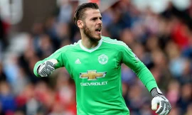 De Gea không nhận được phiếu bầu nào ở giải Thủ môn xuất sắc nhất năm 2017