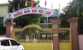 Ngôi trường nơi xảy ra vụ việc phụ huynh đánh giáo viên đang mang bầu nguy cơ sảy thai.