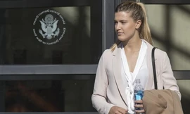 Bouchard tại tòa án Brooklyn. Ảnh: AP.