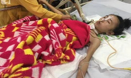 Sức khỏe của Tú Cẩm rất yếu, mọi sinh hoạt ăn uống đều phải truyền từ ống thở. Đứa bé hiện được 5,5 tháng tuổi.