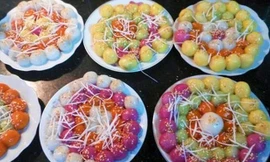 Biến tấu bánh trôi bánh chay sắc màu theo kiểu hiện đại