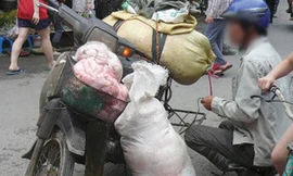 Thu mua mỡ loại, ôi thiu… ở các chợ về làm hàng. 