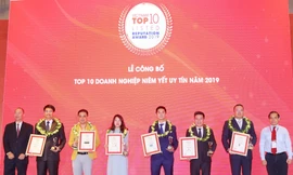 Đất Xanh xuất sắc đạt giải Top 10 công ty niêm yết uy tín năm 2019