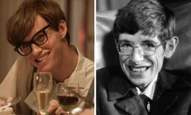 Eddie Redmayne (trái) tiếp xúc với Stephen Hawking nhiều tháng để hiểu về tâm lý của nhân vật anh hóa thân.