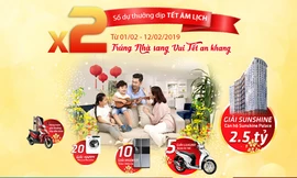 SCB nhân đôi mã dự thương cho khách hàng dịp tết