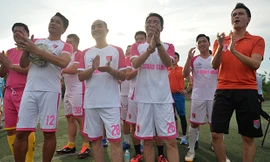 Giao lưu bóng đá gây quỹ ủng hộ đồng bào Mù Cang Chải 