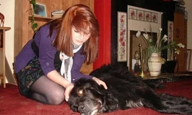 Cô gái khóc thầm vì trót xăm bàn chân chó cưng lên ngực