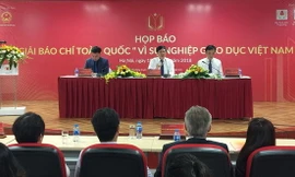 BTC họp báo công bố Giải Báo chí "Vì sự nghiệp Giáo dục Việt Nam" năm 2018