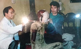 Thi hài thiền sư Như Trí được các đệ tử phết bên ngoài bằng một lớp bồi gồm đất tổ mối, sơn ta, mùn cưa, giấy dó