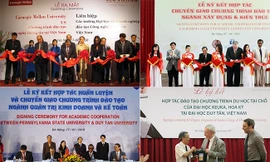 ĐH Duy Tân ký kết với các đại học uy tín của Mỹ để tiếp nhập chương trình đào tạo và đưa sinh viên ra nước ngoài du học