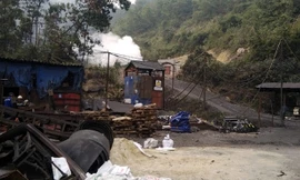 Hiện trường vụ cháy.