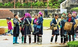 Phụ nữ Hmong ở Sa Pa. Ảnh: Shutterstock 