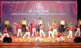 Chính thức khai mạc Hội diễn văn nghệ các cơ sở giáo dục nghề nghiệp toàn quốc năm 2019 (AVET 2019).